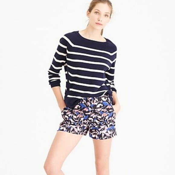 J. Crew Pants - J. Crew Hibiscus Print Shorts